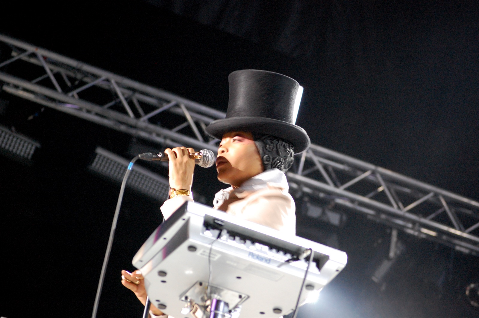 Erykah Badu on stage